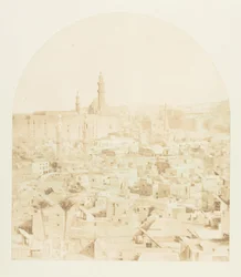 Vue générale du Kaire, prise de la Mosquée Tegloun, Dezember 1849-Januar 1850