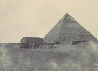 Mittelägypten. Pyramide von Chephren, 1850