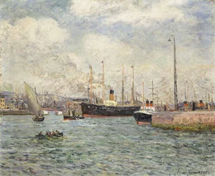Der Hafen von Le Havre, 1905
