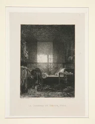 Das Schlafzimmer von Victor Hugo, pl. 11 aus der Suite Chez Victor Hugo