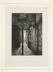 Das Vestibül, pl. 3 aus der Suite Chez Victor Hugo