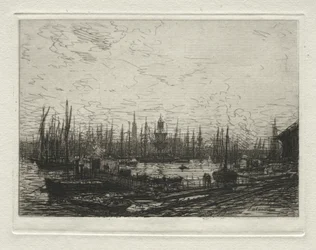 Der Hafen von Bordeaux, Abend