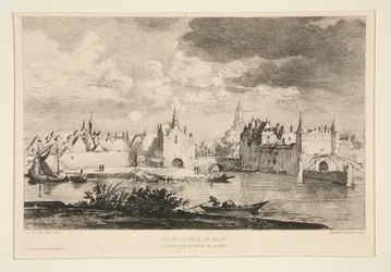 Vue de la ville de Delft (Ansicht der Stadt Delft)