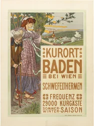 Kurort Baden bei Wien, ca. 1910