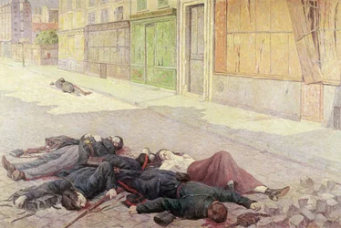 Eine Straße in Paris im Mai 1871 oder, Die Kommune, 1903-05