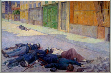 Eine Straße in Paris im Mai 1871 oder die Kommune
