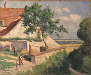 Rolleboise, hinter der Kirche
