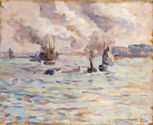 Die Flussmündung