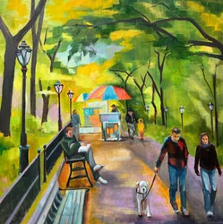 Spaziergang im Stadtpark