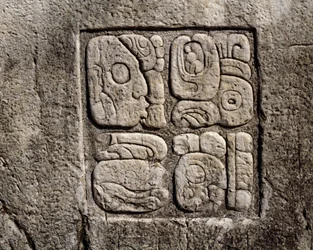 Glyphen im Haus C, Patio 2 im Palast