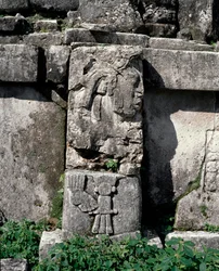 Stele im Haus C, Patio 2 im Palast