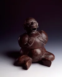 Präkolumbische Kunst, Maya-Zivilisation, Initialperiode: Anthropomorphe Tonvase