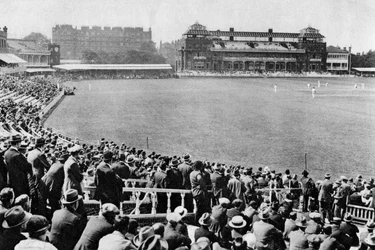 Ein Cricketspiel, Lords Cricket Ground, London, 1926-1927