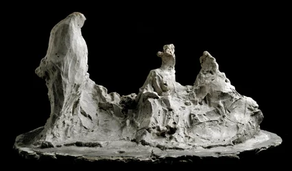 Gespräch in einem Garten, Skulptur, Barzio, Museo Medardo Rosso
