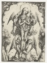 Die Erhebung der Hl. Maria Magdalena mit vier Engeln