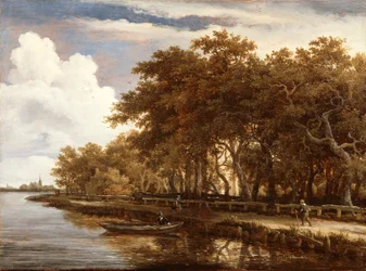 Blick entlang der Amstel