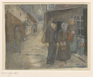 Berglandschaft mit Nadelbäumen