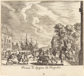 Piazza di Spagna, Neapel