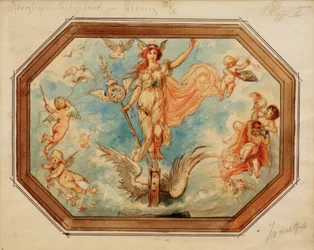Allegorie des Postwesens