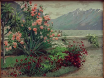 Blumengarten im Frühling am Monte Baldo