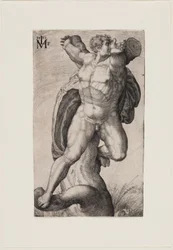 Ein gekreuzigter Mann (Haman)