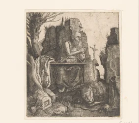 Hl. Hieronymus und der Löwe