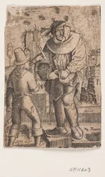 Mann mit Dudelsack