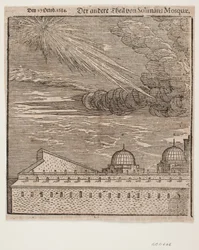 Die Süleymaniye-Moschee, gesehen von Nordosten. Linke Hälfte