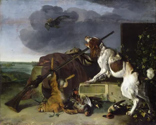 Hund verteidigt das Wild, 1658