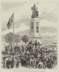 Der Herzog von Edinburgh enthüllt das Nationale Armada-Denkmal auf Plymouth Hoe