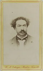 Porträt des Komponisten Robert Planquette 1848-1903, ca. 1880