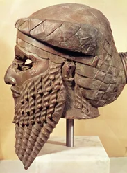 Kopf von Sargon I (ca. 2334-2279 v. Chr.) (Detail)