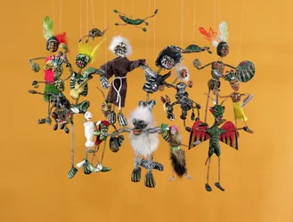 Tag der Toten Figuren aus Oaxaca
