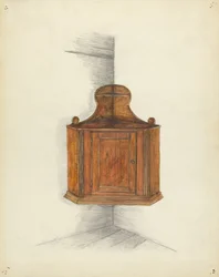 Eckschrank, ca. 1953