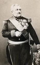 Porträt von Marschall Graf Vaillant (1790-1872). Fotografie von Mayer und Pierson.