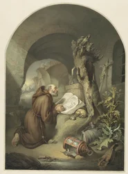 Betender Mönch nach G. Dou
