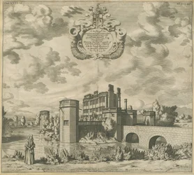 Caverswall Castle: Kupferstich, 1653-1686