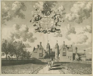 Enville Hall: Kupferstich, undatiert [1653-1686]