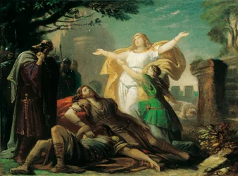 Bühnenbild für Tristan und Isolde von Richard Wagner