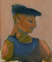 Eleganter Mann, Markttag, 2016