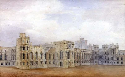Schloss Windsor und die Nordostansicht des Oberen Hofes