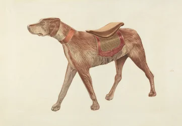 Karussellhund, ca. 1938
