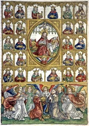 Christus umgeben von Königen