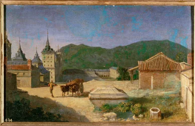 Blick auf den Escorial, Spanien