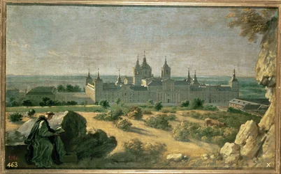 Ansicht des Klosters El Escorial