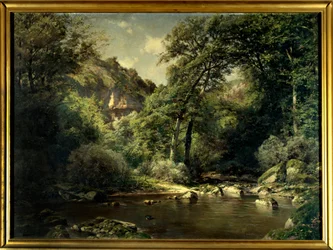 Der Wildbach bei Cerveyrieux im Ain