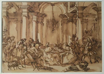 Ein literarischer Salon im 18. Jahrhundert