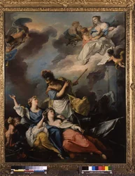 Allegorie des Friedens von Wien im Jahr 1606