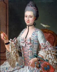 Porträt von Elizabeth de la Vallée de la Roche
