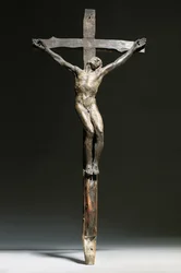 Kreuzigungsgruppe mit Christus, dem guten Schächer und dem bösen Schächer